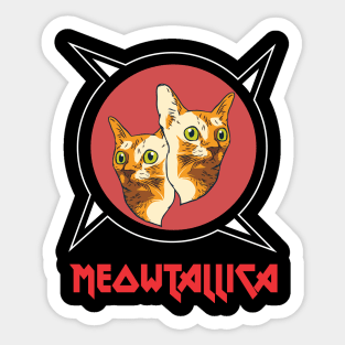 Meowtallica Sticker